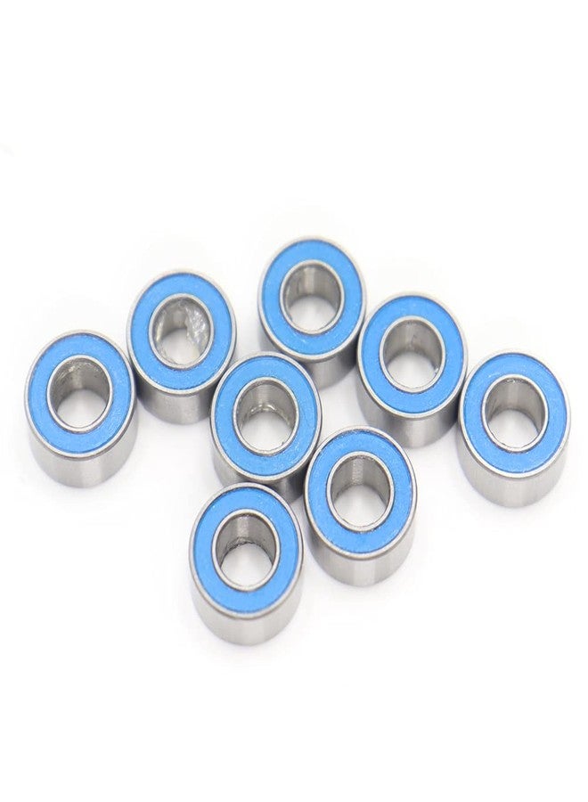 FUSHIBEARING FUSHI 16PCS RC Ball Bearing Kit Blue Rubber Seals for Tamiya TT-02 - Image 2
